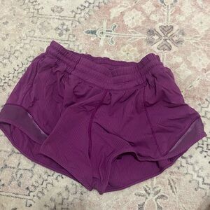 Lululemon Athletica Purple Athletic Shorts Relaxed Fit